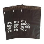 10*14in Matte Black Poly Mailers Poly Mailing Satchels