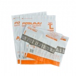 350x450 custom clear waybill pouch mailing bags good quality poly mailers with clear invoice pouch bags