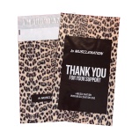 Custom Leopard Poly Mailers Mailing Bags Low Minimum