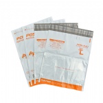 14.5x19in custom clear pouch poly mailer bags for waybill invoice good quality clear document pouch mailing bags