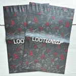 biodegradable poly mailers 14.5*19 custom printed Mailing Express Bag with LOGO Eco Friendly Matte Black Mailing Satchels