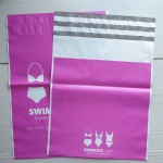 Custom logo Pink color biodegradable 30*40cm plastic poly mail express shipping bag clothing envelope mail mailing bag