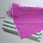 Pink biodegradable amazon branded14.5*19 polybag wholesale waterproof plastic rigid luxury packaging matte Pink mailing bags