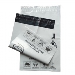 Small MOQ white black 12*15in polybags high quality polymailers waterproof 2.5mil mailing bags for clothes shipping