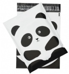 Wholesale 1000pcs custom panda poly mailers 10*13in waterproof 25*33cm panda mailing bags 500pcs for shipping