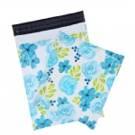 Stocks to sell 1000 blue rose poly mailers 10*13in waterproof 25*33cm blue rose mailing bags 500pcs for shipping