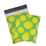 Stocks to sell lemon design poly mailers 10*13in waterproof 25*33cm lemon design mailing bags 500pcs for shipping