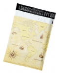 Ready to ship 1000 world map poly mailers 10*13in waterproof 25*33cm world map mailing bags 500pcs for shipping