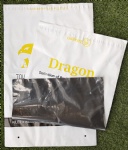 20*30cm dark yellow clear mailing bags 1000pcs one side yellow one side clear poly mailer bags for shipping